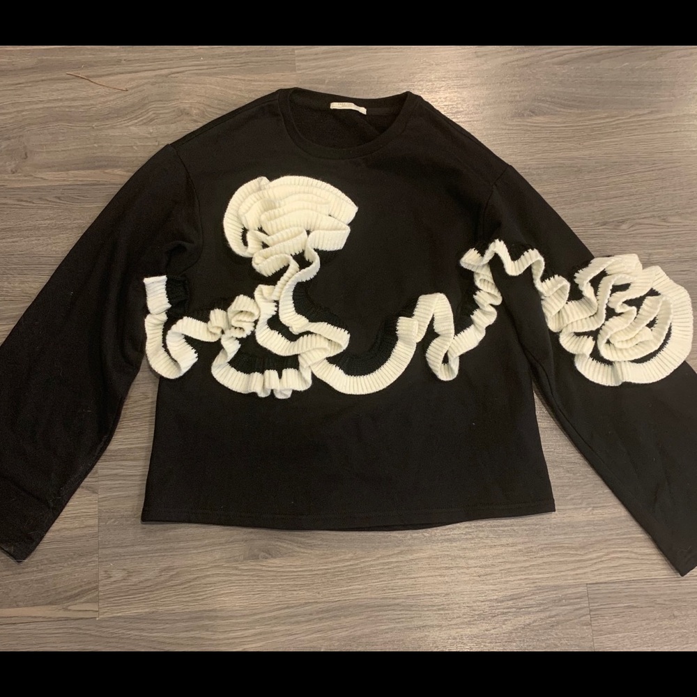 BOGO Zara Ruffled Sweater - Picture 2 of 5